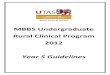 MBBS Undergraduate Rural Clinical Program · The UTAS Rural Clinical School has a charter to provide a rural and remote health context for learning to ... Dr Margot Peart ... Claire