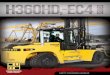 EMPTY CONTAINER HANDLER - Hyster · EMPTY CONTAINER HANDLER. ... The engine and drivetrain are inclined at a two degree ... provides flexibility in programming this function to best