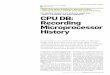 CPU DB: recording microprocessor historycpudb.stanford.edu/p55-danowitz.pdf · microprocessor trends over the past 40 years. ... pro- tein folding, and ... SPEC 1995, and SPEC 2000