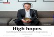High hopes · NEWS | FEATURES 20 4 JULY 2014 • VOL 345 ISSUE 6192 sciencemag.org SCIENCE S S unmarked capsules he was given 20 min-utes ago contained not a placebo but rather