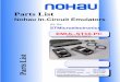 Parts List - eecosales.com · Parts List Nohau In-Circuit ... Listed below are two examples of what parts to order for your EMUL-ST10 system with a daughtercard. ... the Getting Started