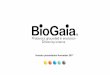 Investor presentation November 2017 - BioGaia · Investor presentation November 2017. 2 ... - Global presence ... the BioGaia pediatric brand with unrivaled global distribution channels