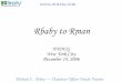 Rbaby to Rman - NYOUG€¦ · Rbaby to Rman NYOUG New York City December 14, ... • 3 backup scenarios • Recovery ... 3. advance the logical pointer through
