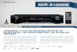 Product Information AVR-X1200W · and enjoy easy control via the Denon 2015 AVR Remote iOS and Android apps.  AVR-X1200W POWERFUL 7.2CH AV RECEIVER WITH WI-FI,