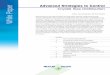 Advanced Strategies to Control White Paper - Mettler Toledo · White Paper Advanced Strategies to Control ... METTLER TOLEDO ... anti-solvent concentration vs. supersaturation