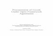 Procurement of Goods Under Open Framework Agreement · Procurement of Goods Under Open Framework Agreement Project Management Unit, ... the website  free of cost. In …