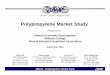 Polypropylene Market Study - energy.alberta.ca - Polypropylene Market Study ~ • North America, W. Europe, and NE Asia are the largest and most mature consuming regions (excluding