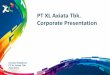 PT XL Axiata Tbk. Corporate Presentation · XL 2G network infrastructure in Indonesia ... •LTE trial exhibited to show XL’s commitment towards ... Infrastructure optimization