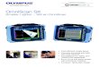 OmniScan SX -Smaller, Lighter … Still an OmniScan · 2 The Lightest and Most User-Friendly OmniScan OmniScan SX Olympus is proud to introduce the OmniScan® SX, a flaw detector