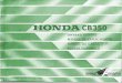 Honda CB350 Four Owner's Manual · Trousse . SPECIFICATIONS ... entri netla zona ROSS A. ... Le luci non funzionano- La chiave può egsere (Oita