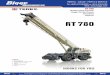 80 USt Lifting Capacity Rough Terrain Cranes Datasheet ... · RT 780 80 USt Lifting Capacity Rough Terrain Cranes Datasheet Imperial RT 780 Features ‣ Rated capacity: 80 US t @