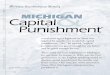 MICHIGAN Capital Punishment S - michbar.org AND CAPITAL PUNISHMENT SEPTEMBER 2002 ... ican to speak out against the penalty of death for murder, which he did in a paper he read