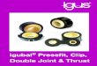 igubal Pressfit, Clip, Double Joint & Thrust - igus® Inc. · igubal®Pressfit, ... Please adhere to the catalog specifications for housing bore and recommended shaft sizes. ... Telephone