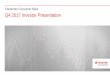 Santander Consumer Bank Q4 2017 Investor Presentation .Q4 2017 Investor Presentation. ... leasing,