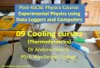 Post-IGCSE Physics Course - eclecticon.info 09 Cooling curves.pdf · Post-IGCSE Physics Course: Experimental Physics using Data Loggers and Computers 09 Cooling curves (Thermodynamics)