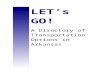 TITLE - DHS Division of Aging and Adult Services | … Let's Go Transportation... · Web viewLET’s GO! A Directory of Transportation Options in Arkansas Prepared by: Arkansas Department