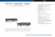 DTP HDMI 301 - Extron Electronics · DTP HDMI 301 Tx DTP HDMI 301 Rx ... DTP HDMI 301 Rx Receiver 60-1212-13 04-2011 68-2105-01 ... EN DO WN VCR DVD DO C AM LAPTO P PC TCP/IP TouchLink