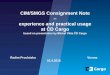 CIM/SMGS Consignment Note experience and practical … · Phase 1 of Project: ... The general procedure when considering the use of CIM/SMGS in practice ... Ukraine (1% export, 2%