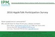 2016 AppleTalk Participation Survey - IPM Institute of ... Marketplace Power to Improve Health, Environment and Economics Q2: What is your overall assessment of AppleTalk, based on