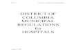 DISTRICT OF COLUMBIA MUNICIPAL … Errors in Provision and Administration of Medications 2026 Separate Patient Care 2027 Restraint or Seclusion of Patients 2028 Patient Nutrition 2029