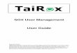 SOX User Management User Guide - TaiRox User... · SOX User Management User Guide © 2010-2016. All rights reserved. - 4 - Running SOX User Management SOX User Management can be run
