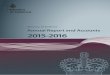MOD annual report and accounts 2015/16 · Ministry of Defence Annual Report and Accounts 2015-16 For the year ended 31 March 2016 Accounts presented to the House of Commons pursuant