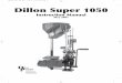 Instruction Manual - Dillonprecision Dillon reloaders ... Dillon Super 1050 Instruction Manual May 2007 illon ... Primer System Change Over Instructions 13 ... Sizing/Decapping Die
