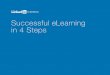 Successful eLearning in 4 Steps · PDF fileThe Case for eLearning Business leaders increasingly recognize that providing employee training is critical to success. Companies worldwide