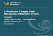 5. Production & Supply Chain Management Information Systemagipk.lecture.ub.ac.id/files/2015/02/ERP-20142015-05.-Production... · Production & Supply Chain Management Information System
