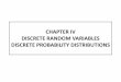 CHAPTER IV RANDOM VARIABLES AND PROBABILITY DISTRIBUTIONSsciences.kau.edu.sa/GetFile.aspx?id=262189&Lng=AR&fn=Ch(4)_210.pdf · chapter iv discrete random variables discrete probability