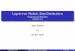 Lognormal, Weibull, Beta Distributions - Texas Tech … Weibull, Beta Distributions Engineering Statistics Section 4.5 Josh Engwer TTU 02 May 2016 Josh Engwer (TTU) Lognormal, Weibull,