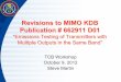 Revisions to MIMO KDB Publication # 662911 D01 to MIMO KDB Publication # 662911 D01 ... beamforming Add new directional ... Broadband array gain < narrowband array gain due to