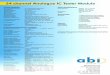 24 channel Analogue IC Tester Module - ABI Electronics Sol Plus Datasheet.pdf24 channel Analogue IC Tester Module ABI Electronics Ltd Dodworth Business Park Barnsley S75 3SP ... Digital