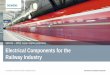 Electrical Components for the Railway Industry · Electrical Components for the Railway ... The information provided in this brochure comprises descriptions ... Electrical Components