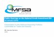 Public Hearings on the National Credit Amendment Billdebtfreedigi.co.za/wp-content/uploads/2018/02/MFSA-Public-Hearings... · Presentation to the National Assembly Portfolio Committee