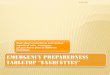 Emergency Preparedness Tabletop “Drillettes” .EMERGENCY PREPAREDNESS TABLETOP “EXERCETTES 