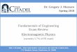 Fundamentals of Engineering Exam Review …ece.citadel.edu/mazzaro/seminars/FE_Review_2018_Mazzaro.pdf · THE CITADEL, THE MILITARY COLLEGE OF SOUTH CAROLINA 171 Moultrie Street,
