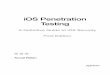 iOS Penetration Testing978-1-4842-2355...iOS Penetration Testing: A Definitive Guide to iOS Security Kunal Relan Noida, Uttar Pradesh India ISBN-13 (pbk): 978-1-4842-2354-3 ISBN-13