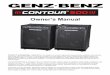 Owner’s Manual - Genz Benz€™s Manual PRODUCT DESCRIPTION ... (SMPS), which does away with ... The Direct Out signal is mic level and pre eq. This output is fully protected against