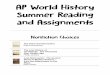 AP World History Summer Reading and Assignmentsjoelwilhite.weebly.com/.../31785673/ap_summer_work_wilhite_choices.pdfLeo Africanus Amin Maalouf My Name is Red Orhan Pamuk The Samurai