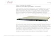 Cisco DCM Series D9901 Digital Content Manager - MPEG ... · The GbE I/O cards support four GbE ports via SFP connectors, with the card having a total throughput of 2 Gbps in and