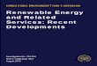 Renewable Energy and Related Services: Recent … Abstract Renewable Energy and Related Services: Recent Developments offers estimates of the U.S. and global markets for trade and
