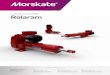 LINEAR ACTUATORS Rolaram - Morskate Aandrijvingen · Linear Actuators (Electro-Mechanical ... This unique patented system consists of a multi-start screw with an involute thread form
