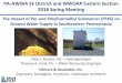PA-AWWA SE District and WWOAP Eastern Section 2018 … · 2018-04-23 · PA-AWWA SE District and WWOAP Eastern Section ... • Backwash trigger ... Design/Operational considerations