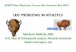LEG PROBLEMS IN ATHLETESforms.acsm.org/15TPC/PDFs/21 DeMaio.pdf · LEG PROBLEMS IN ATHLETES . Marlene DeMaio, MD . ... Pell JAAOS 2004 . Motor and Sensory Nerves . ... • Diabetic