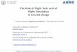 The Role of Flight Tests and of Flight Simulation in ... · The Role of Flight Tests and of. Flight Simulation. in Aircraft Design. ... •Maximum weight take off ... linearized model