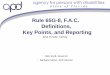 Rule 65G-8, F.A.C. Definitions, Key Points, and Reportingapd.myflorida.com/providers/behavioral/docs/3.0-RS-Rule-Training... · Definitions, Key Points, and Reporting 2014 Provider