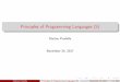 Principles of Programming Languages (S) - Politecnico di …home.deib.polimi.it/pradella/PL/Scheme.pdf · 2017-12-01 · Principles of Programming Languages (S) Matteo Pradella 