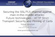 Securing the SSL/TLS channel against man-in-the-middle ...€¦ · 4 Defending against MITMA •Past Attacks/Breaches •Insufficient Transport Layer Protection •Possible Solutions