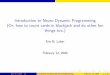 Introduction to Neuro-Dynamic Programming (Or, …dept.stat.lsa.umich.edu/~laber/nonTechNDP.pdfIntroduction to Neuro-Dynamic Programming (Or, how to count cards in blackjack and do